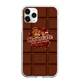 Чехол для iPhone 11 Pro Max матовый с принтом Chocolate в Белгороде, Силикон |  | chocolate | fresh | еда | плитка | сладости | шоколад