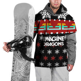 Накидка на куртку 3D с принтом Праздничный Imagine Dragons в Белгороде, 100% полиэстер |  | Тематика изображения на принте: альтернативный | американская | группа | драгонс | имеджин | инди | индирок | новогодний | поп | рождество | рок | свитер | электроник