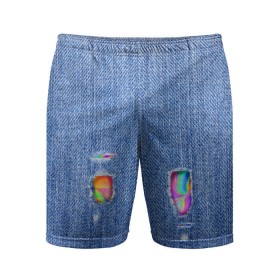 Мужские шорты 3D спортивные с принтом Рваные джинсы в Белгороде,  |  | allj | eldzhey | sayonaraboy | алексей узенюк | рэпер | хип хоп | элджей