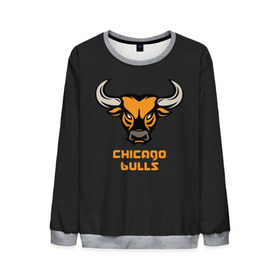 Мужской свитшот 3D с принтом Chicago bulls в Белгороде, 100% полиэстер с мягким внутренним слоем | круглый вырез горловины, мягкая резинка на манжетах и поясе, свободная посадка по фигуре | chicago bulls | баскетбол