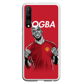 Чехол для Honor P30 с принтом Pogba Manchester United в Белгороде, Силикон | Область печати: задняя сторона чехла, без боковых панелей | Тематика изображения на принте: mu | paul | pogba | манчестер юнайтед | мю | погба | форма