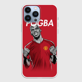 Чехол для iPhone 13 Pro Max с принтом Pogba Manchester United в Белгороде,  |  | Тематика изображения на принте: mu | paul | pogba | манчестер юнайтед | мю | погба | форма