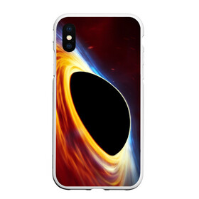 Чехол для iPhone XS Max матовый с принтом Black planet в Белгороде, Силикон | Область печати: задняя сторона чехла, без боковых панелей | Тематика изображения на принте: black hole | planet | space | астрономия | вселенная | звёзды | космос | млечный путь | планета | чёрная дыра