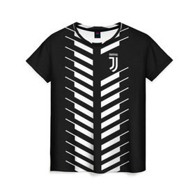 Женская футболка 3D с принтом Juventus 2018 Creative #2 в Белгороде, 100% полиэфир ( синтетическое хлопкоподобное полотно) | прямой крой, круглый вырез горловины, длина до линии бедер | Тематика изображения на принте: juventus | футбол | футбольный клуб | ювентус
