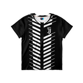Детская футболка 3D с принтом Juventus 2018 Creative #2 в Белгороде, 100% гипоаллергенный полиэфир | прямой крой, круглый вырез горловины, длина до линии бедер, чуть спущенное плечо, ткань немного тянется | juventus | футбол | футбольный клуб | ювентус