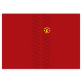Поздравительная открытка с принтом Manchester United Creative #1 в Белгороде, 100% бумага | плотность бумаги 280 г/м2, матовая, на обратной стороне линовка и место для марки
 | Тематика изображения на принте: emirates | fc | manchester united | абстракция | геометрия | зож | клуб | линии | манчестер юнайтед | модные | мяч | россии | спорт | спортивные | стиль | тренды | футбол | футбольный клуб | экстрим | эмблема