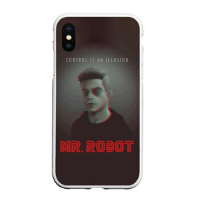 Чехол для iPhone XS Max матовый с принтом Mr Robot в Белгороде, Силикон | Область печати: задняя сторона чехла, без боковых панелей | mister robot | mr robot | rami malek | мистер робот | рами малек