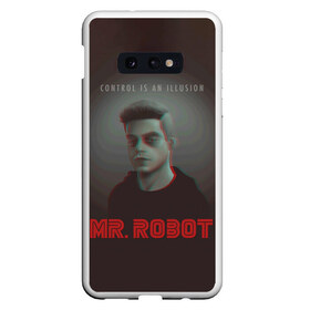 Чехол для Samsung S10E с принтом Mr Robot в Белгороде, Силикон | Область печати: задняя сторона чехла, без боковых панелей | mister robot | mr robot | rami malek | мистер робот | рами малек