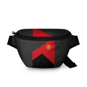 Поясная сумка 3D с принтом Manchester United 2018 #19 в Белгороде, 100% полиэстер | плотная ткань, ремень с регулируемой длиной, внутри несколько карманов для мелочей, основное отделение и карман с обратной стороны сумки застегиваются на молнию | emirates | fc | manchester united | абстракция | геометрия | зож | клуб | линии | манчестер юнайтед | модные | мяч | россии | спорт | спортивные | стиль | тренды | футбол | футбольный клуб | экстрим | эмблема