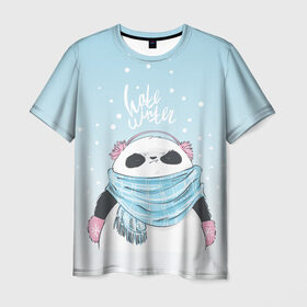 Мужская футболка 3D с принтом Hate winter в Белгороде, 100% полиэфир | прямой крой, круглый вырез горловины, длина до линии бедер | зима | новый год | подарок | рождество