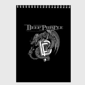 Скетчбук с принтом Deep Purple в Белгороде, 100% бумага
 | 48 листов, плотность листов — 100 г/м2, плотность картонной обложки — 250 г/м2. Листы скреплены сверху удобной пружинной спиралью | album | british | deep purple | england | heavy metal | rock group | альбом | англия | британская | рок группа | хеви металл