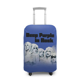 Чехол для чемодана 3D с принтом Deep Purple в Белгороде, 86% полиэфир, 14% спандекс | двустороннее нанесение принта, прорези для ручек и колес | album | british | deep purple | england | heavy metal | rock group | альбом | англия | британская | рок группа | хеви металл