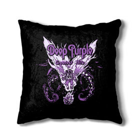 Подушка 3D с принтом Deep Purple в Белгороде, наволочка – 100% полиэстер, наполнитель – холлофайбер (легкий наполнитель, не вызывает аллергию). | состоит из подушки и наволочки. Наволочка на молнии, легко снимается для стирки | album | british | deep purple | england | heavy metal | rock group | альбом | англия | британская | рок группа | хеви металл