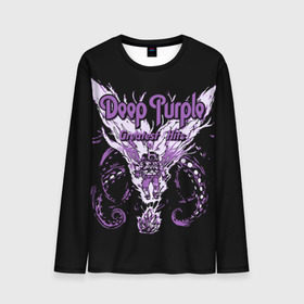Мужской лонгслив 3D с принтом Deep Purple в Белгороде, 100% полиэстер | длинные рукава, круглый вырез горловины, полуприлегающий силуэт | album | british | deep purple | england | heavy metal | rock group | альбом | англия | британская | рок группа | хеви металл