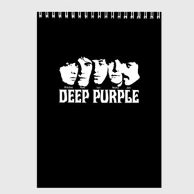 Скетчбук с принтом Deep Purple в Белгороде, 100% бумага
 | 48 листов, плотность листов — 100 г/м2, плотность картонной обложки — 250 г/м2. Листы скреплены сверху удобной пружинной спиралью | album | british | deep purple | england | heavy metal | rock group | альбом | англия | британская | рок группа | хеви металл