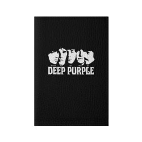 Обложка для паспорта матовая кожа с принтом Deep Purple в Белгороде, натуральная матовая кожа | размер 19,3 х 13,7 см; прозрачные пластиковые крепления | album | british | deep purple | england | heavy metal | rock group | альбом | англия | британская | рок группа | хеви металл