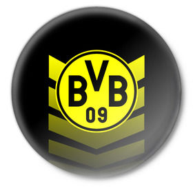 Значок с принтом FC Borussia 2018 Original #15 в Белгороде,  металл | круглая форма, металлическая застежка в виде булавки | боруссия | дортмунд