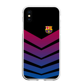 Чехол для iPhone XS Max матовый с принтом FC Barcelona 2018 Arrow в Белгороде, Силикон | Область печати: задняя сторона чехла, без боковых панелей | fc | fc barcelona | fcb | барселона | спорт | спортивные | футбол | футбольный клуб