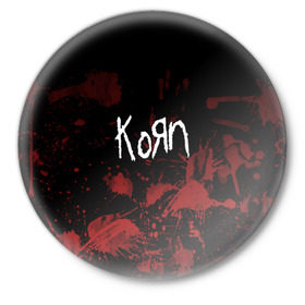 Значок с принтом Korn в Белгороде,  металл | круглая форма, металлическая застежка в виде булавки | korn | koяn | альтернативный | арвизу | гранж | грув | группа | дэвис | корн | коян | лузье | манки | метал | музыка | нюметал | панк | песни | рок | уэлч | филди | филипп | хэд | шаффер