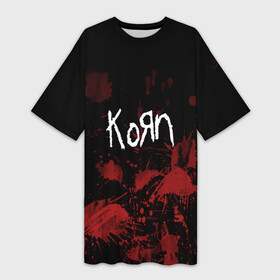 Платье-футболка 3D с принтом Korn в Белгороде,  |  | korn | koяn | альтернативный | арвизу | гранж | грув | группа | дэвис | корн | коян | лузье | манки | метал | музыка | нюметал | панк | песни | рок | уэлч | филди | филипп | хэд | шаффер