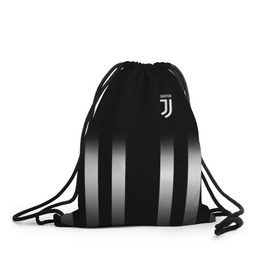 Рюкзак-мешок 3D с принтом Juventus 2018 Line в Белгороде, 100% полиэстер | плотность ткани — 200 г/м2, размер — 35 х 45 см; лямки — толстые шнурки, застежка на шнуровке, без карманов и подкладки | Тематика изображения на принте: fc | juventus | спорт | фк | футбол | ювентус