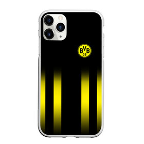 Чехол для iPhone 11 Pro матовый с принтом FC Borussia 2018 Line в Белгороде, Силикон |  | боруссия | дортмунд