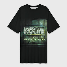 Платье-футболка 3D с принтом Korn, greatest hits vol.1 в Белгороде,  |  | korn | koяn | альтернативный | арвизу | гранж | грув | группа | дэвис | корн | коян | лузье | манки | метал | музыка | нюметал | панк | песни | рок | уэлч | филди | филипп | хэд | шаффер