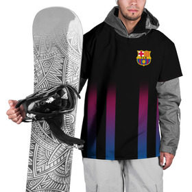 Накидка на куртку 3D с принтом FC Barcelona Color Line в Белгороде, 100% полиэстер |  | Тематика изображения на принте: fc barcelona | fcb | барселона | спорт | спортивные | фк | футбол