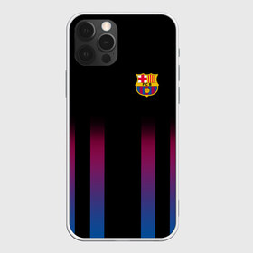 Чехол для iPhone 12 Pro Max с принтом FC Barcelona Color Line в Белгороде, Силикон |  | fc barcelona | fcb | барселона | спорт | спортивные | фк | футбол