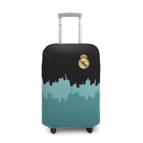 Чехол для чемодана 3D с принтом Real Madrid 2018 Paints в Белгороде, 86% полиэфир, 14% спандекс | двустороннее нанесение принта, прорези для ручек и колес | fc | real madrid | реал мадрид | спорт | спортивные | фк | футбол