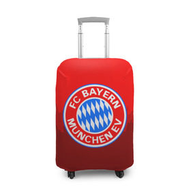 Чехол для чемодана 3D с принтом FC Bayern 2018 Paints в Белгороде, 86% полиэфир, 14% спандекс | двустороннее нанесение принта, прорези для ручек и колес | bayern | fc | бавария | спорт | спортивные | фк | футбол