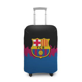 Чехол для чемодана 3D с принтом FC Barcelona 2018 Paints в Белгороде, 86% полиэфир, 14% спандекс | двустороннее нанесение принта, прорези для ручек и колес | fc | manchester united | манчестер юнайтед | спорт | спортивные | фк | футбол