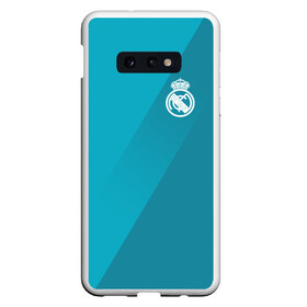 Чехол для Samsung S10E с принтом Real Madrid 2018 Элитная форма в Белгороде, Силикон | Область печати: задняя сторона чехла, без боковых панелей | fc | real madrid | реал мадрид | спорт | спортивные | фк | футбол