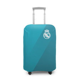 Чехол для чемодана 3D с принтом Real Madrid 2018 Элитная форма в Белгороде, 86% полиэфир, 14% спандекс | двустороннее нанесение принта, прорези для ручек и колес | fc | real madrid | реал мадрид | спорт | спортивные | фк | футбол