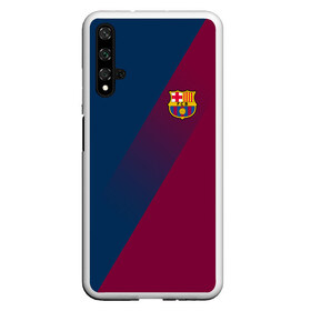 Чехол для Honor 20 с принтом FC Barcelona 2018 Элита в Белгороде, Силикон | Область печати: задняя сторона чехла, без боковых панелей | fc barcelona | fcb | барселона | спорт | спортивные | фк | футбол