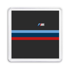 Магнит 55*55 с принтом BMW 2018 M Sport в Белгороде, Пластик | Размер: 65*65 мм; Размер печати: 55*55 мм | bmw | автомобиль | автомобильные | бмв | машины