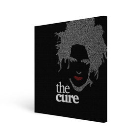 Холст квадратный с принтом The Cure в Белгороде, 100% ПВХ |  | robert smith | rock band | the cure | uk | британия | роберт смит | рок группа