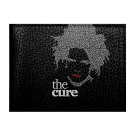 Обложка для студенческого билета с принтом The Cure в Белгороде, натуральная кожа | Размер: 11*8 см; Печать на всей внешней стороне | robert smith | rock band | the cure | uk | британия | роберт смит | рок группа