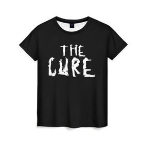 Женская футболка 3D с принтом The Cure в Белгороде, 100% полиэфир ( синтетическое хлопкоподобное полотно) | прямой крой, круглый вырез горловины, длина до линии бедер | robert smith | rock band | the cure | uk | британия | роберт смит | рок группа