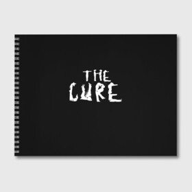 Альбом для рисования с принтом The Cure в Белгороде, 100% бумага
 | матовая бумага, плотность 200 мг. | robert smith | rock band | the cure | uk | британия | роберт смит | рок группа