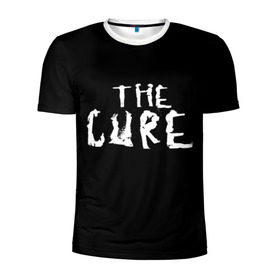 Мужская футболка 3D спортивная с принтом The Cure в Белгороде, 100% полиэстер с улучшенными характеристиками | приталенный силуэт, круглая горловина, широкие плечи, сужается к линии бедра | robert smith | rock band | the cure | uk | британия | роберт смит | рок группа