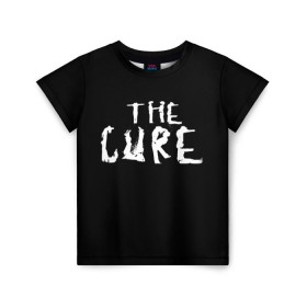 Детская футболка 3D с принтом The Cure в Белгороде, 100% гипоаллергенный полиэфир | прямой крой, круглый вырез горловины, длина до линии бедер, чуть спущенное плечо, ткань немного тянется | robert smith | rock band | the cure | uk | британия | роберт смит | рок группа