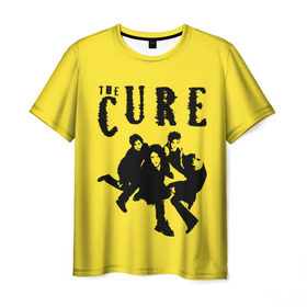 Мужская футболка 3D с принтом The Cure в Белгороде, 100% полиэфир | прямой крой, круглый вырез горловины, длина до линии бедер | robert smith | rock band | the cure | uk | британия | роберт смит | рок группа