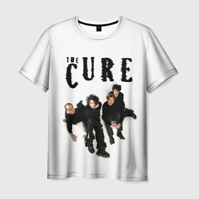 Мужская футболка 3D с принтом The Cure в Белгороде, 100% полиэфир | прямой крой, круглый вырез горловины, длина до линии бедер | 