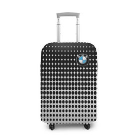 Чехол для чемодана 3D с принтом BMW 2018 Black and White IV в Белгороде, 86% полиэфир, 14% спандекс | двустороннее нанесение принта, прорези для ручек и колес | bmw | автомобильные | бмв | машины