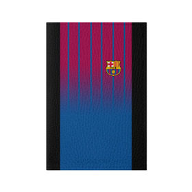 Обложка для паспорта матовая кожа с принтом FC Barcelona 2018 в Белгороде, натуральная матовая кожа | размер 19,3 х 13,7 см; прозрачные пластиковые крепления | fc | fc barcelona | fcb | барселона | спорт | спортивные | футбол | футбольный клуб