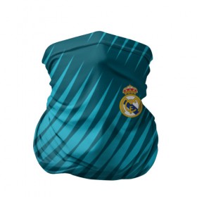 Бандана-труба 3D с принтом Real Madrid 2018 Sportwear в Белгороде, 100% полиэстер, ткань с особыми свойствами — Activecool | плотность 150‒180 г/м2; хорошо тянется, но сохраняет форму | Тематика изображения на принте: 