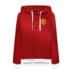 Женская толстовка 3D с принтом Manchester United Sportwear в Белгороде, 100% полиэстер  | двухслойный капюшон со шнурком для регулировки, мягкие манжеты на рукавах и по низу толстовки, спереди карман-кенгуру с мягким внутренним слоем. | emirates | fc | manchester united | геометрия | манчестер юнайтед | спорт | футбол | футбольный клуб | эмблема