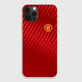 Чехол для iPhone 12 Pro с принтом Manchester United Sportwear в Белгороде, силикон | область печати: задняя сторона чехла, без боковых панелей | emirates | fc | manchester united | геометрия | манчестер юнайтед | спорт | футбол | футбольный клуб | эмблема