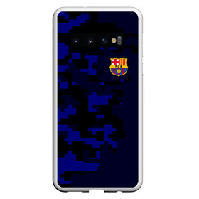 Чехол для Samsung Galaxy S10 с принтом FC Barca 2018 Military Sport в Белгороде, Силикон | Область печати: задняя сторона чехла, без боковых панелей | Тематика изображения на принте: fc | fc barcelona | fcb |   | барселона | спорт | спортивные | фк | футбол